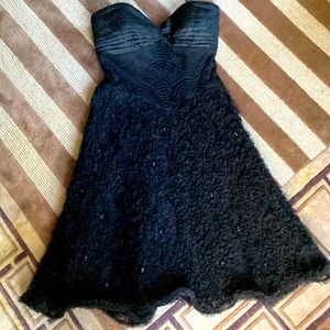TADASHI strapless cocktail dress